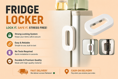 Fridge Lock for Child Safety Cabinet