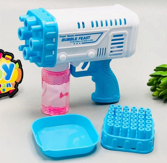 Automatic Bubble Gun – 69 Holes Bubble Blaster for Kids | Bubble Machine Toy