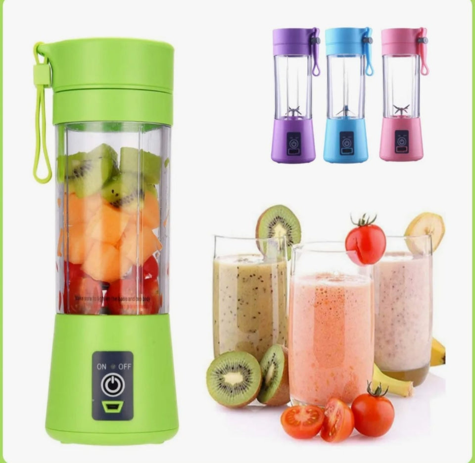 Portable USB Rechargeable Juicer Blender – Mini Smoothie Maker Bottle
