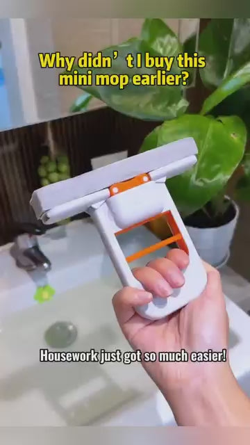 Mini Squeeze Mop – Portable Hand Press Cleaning Mop